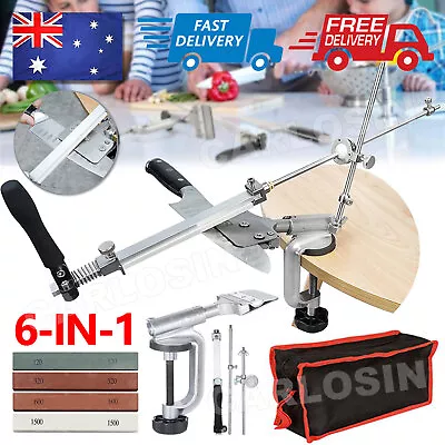 $48.95 • Buy Professional Kitchen Sharpening System Fix-angle Knife Sharpener With 4 Stones