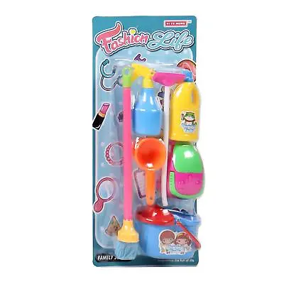 £6.69 • Buy Kids Cleaning Sweeping Play Set Broom Brush Dustpan Childrens Pretend Toy