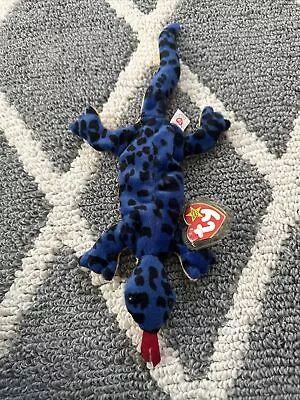 Ty Beanie Baby Lizzy - MWMT (Lizard 1995) New With Tag Protector • $9.85