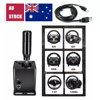 USB Simulator Shifter Racing Games For Logitech G29 G27 G25 G920 T300RS/GT • $79.95