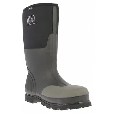 Bogs Footwear 69172-001 M 9 Size 9 Men's Steel Rubber Boot Black • $119.99