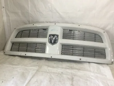 2009 2010 2011 2012 Dodge Ram 1500 Grille Painted White W/Chrome Inserts OEM • $299