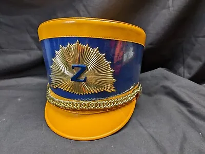 Vtg Marching Band Hat Fechheimer Bros. #3090 Uniforms Cincinnati Hollywood Blue • $34.43