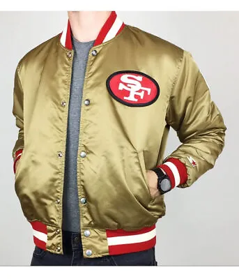 Mens San Francisco 49ers 80’s Varsity Jacket • $70.99