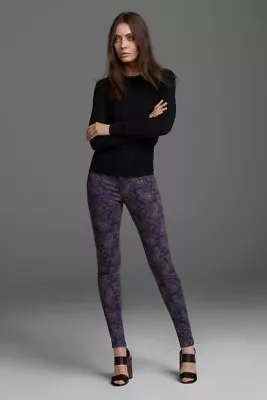 NWT J Brand Super Skinny Mid-Rise Jeans Pants Leggings Eclipse Paisley $228 • $49.99