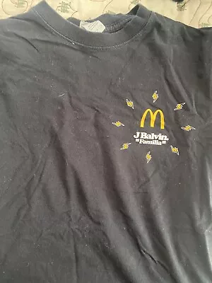 J Balvin Familia McDonald’s Tee Shirt Men’s Small Black • $5