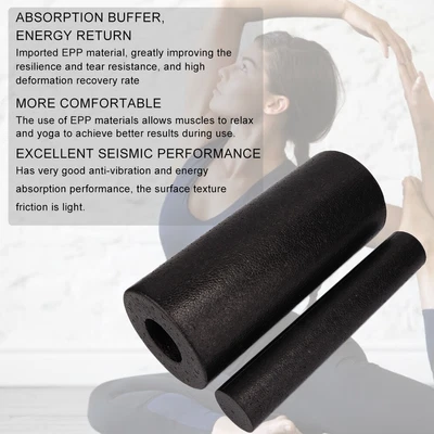 $19.33 • Buy 2 In 1 Hollow Column Foam Roller Set EPP Muscle Relieve Massage Roller Gym F Esp