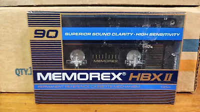 Memorex HBX II Type II 90 Min High Bias Blank Audio Cassette Tape - New - Sealed • $27.99