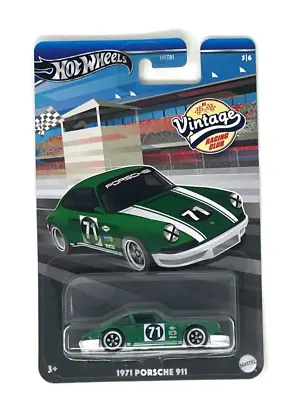 2024 Hot Wheels Vintage Racing Club 1971 Porsche 911 1:64 Diecast Car • $10.89