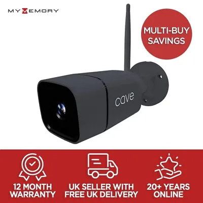 Veho Cave HD Outdoor Wireless IP Camera Smart Home Security • £24.99