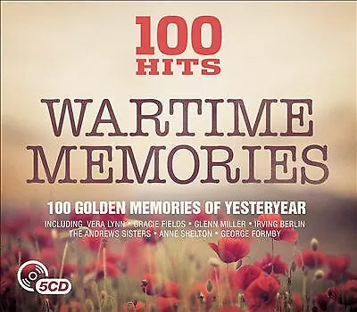 Various Artists : 100 Hits: Wartime Memories CD Box Set 5 Discs (2016) • £2.63