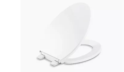 Kohler Layne Toilet Seat White Elongated Easy Install Quick-Release EZ Clean • $25