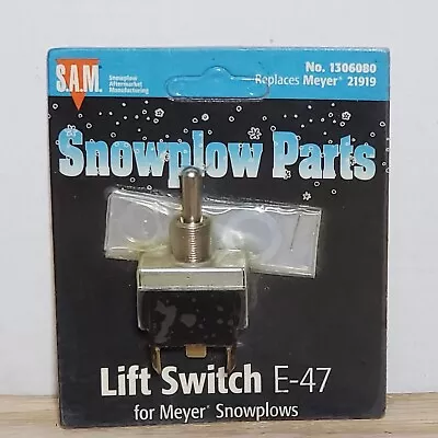 SAM Lift Switch E-47 Snow Plow Meyer 21919 No.1306080 New Sealed  • $9.99