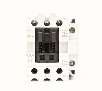 TECO CU-22 Magnetic Contactor 40 Amp 3 Phase 220V Coil 3A1a1b (NO And NC) • $65