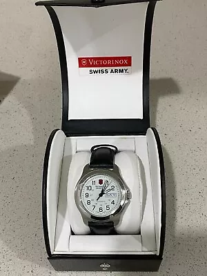 Victorinox Swiss Army Officers Watch Automatic Movement With Unique Rear Window. • $500