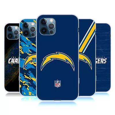 NFL LOS ANGELES CHARGERS LOGO GEL CASE FOR APPLE IPHONE PHONES • $32.95