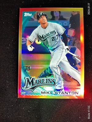 2010 Topps Red Hot Rookie Mike (Giancarlo) Stanton  (RC)  #RHR-4. Miami Marlins. • $34.50