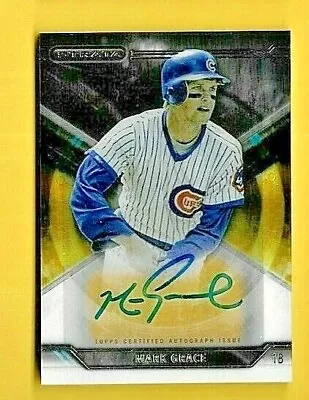 Mark Grace Autograph 2015 Topps Strata On Card Auto  #sa-mg  Cubs • $24.95