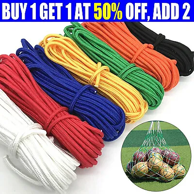 10m Nylon Braided Cord Rope Twine String Utility Para Parcel Strong Soft Poly UK • £6.99