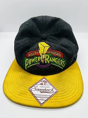 Power Rangers Mighty Morphin Power Rangers Hat 2017 SnapBack One Size Yellow • $24