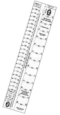 My Favorite Log Cabin Quilting Ruler 1/2  And 1  Finished Strip Sizes • $12.95