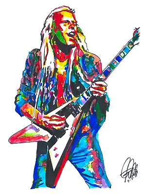 Michael Schenker UFO Guitar Rock Music Poster Print Wall Art 8.5x11 • $10.79