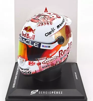 1/4 Mini Helmet Schuberth F1 Red Bull Rb19 #11 Las Vegas Gp 2023 Sergio Perez • $219