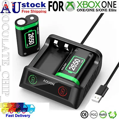 2x Battery Controller Charger Stand Dock For Xbox Series X/S/Xbox One X/S/Elite • $18.99