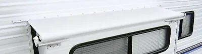 WHITE RV Slideout Topper Awning Fabric Cover Replacement Cut To Fit 67  - 191  • $73.80