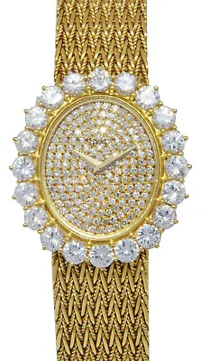 $27500 • Buy Vacheron Constantin Vintage 18k Yellow Gold  Diamond Ladies 25mm Manual Watch