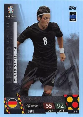 Match Attax UEFA Euro 2024 Mesut Ozil Signature Style Legend Trading Card • £3.45