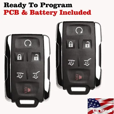 2 For 2015 2016 2017 2018 19 Chevy Tahoe Suburban Remote Control Keyless Key Fob • $18.29