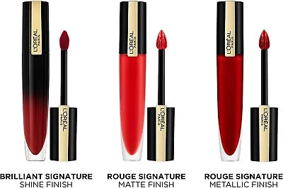 L'Oreal Paris Rouge Signature Matte Liquid Lipstick- Select Your Shade • £4.99