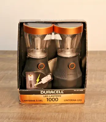 Duracell LED Lantern 1000 Lumens 2 Pack With USB Charger Connection • $8.99