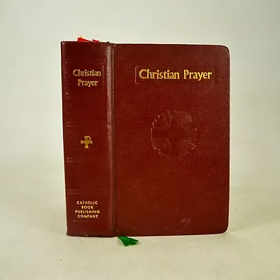 $31.49 • Buy Christian Prayer Book Liturgy Of The Hours Catholic Book Publishing HC 1976 VTG