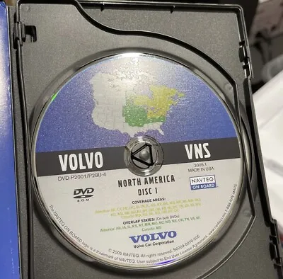 Oem Volvo Navteq Navigation System Dvd-p2001/p28u-4 Version 2005.1 (2 Disc) • $30