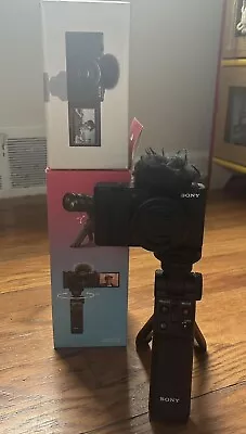 Sony ZV-1F Vlogging Camera And Tripod - Black • $415