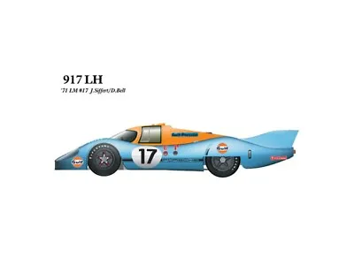 Model Factory Hiro 1/43 917 LH Ver.A 1971 Le Mans 24hours Fulldetail Kit K-348 • $210.99