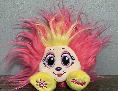$3 • Buy Shnooks  Shmiley   Plush Toy W/ Pink Yellow Fluffy Hair 6”