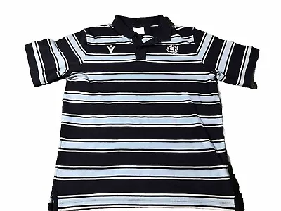 Scotland Macron Rugby Shirt Polo L • £17.50