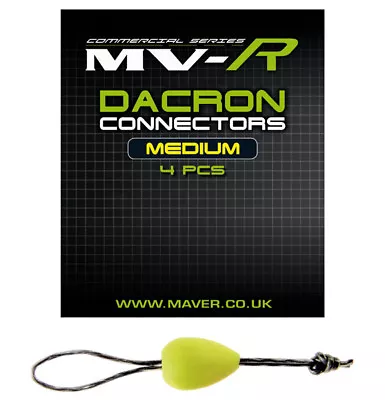 Maver MVR Dacron Connectors Assorted Sizes 4pcs Fishing Tackle • $4.27