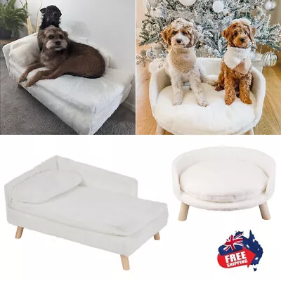 $39.95 • Buy Soft &Super Cute Dog Sofa Bed Pet Cat Puppy Couch With Removeable Padded Cushion