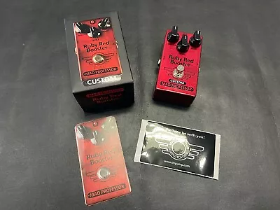 Mad Professor Custom Ruby Red Booster Pedal  Limited Edition  • $219.99
