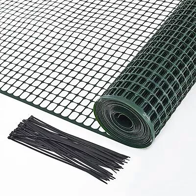 4 X 100FT Plastic Wire Mesh Fence Safety Snow Animal Barrier Fencing Netting • $31.99