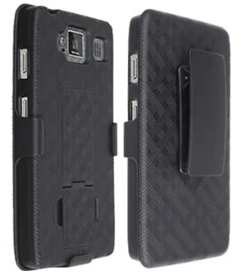 $7.95 • Buy Motorola Droid Razr HD XT926 Holster And Shell Combo Case - Black - Brand New