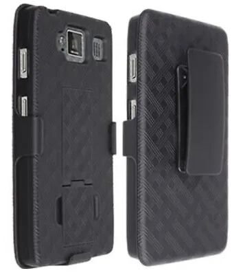 Motorola Droid Razr HD XT926 Holster And Shell Combo Case - Black - Brand New • $7.95