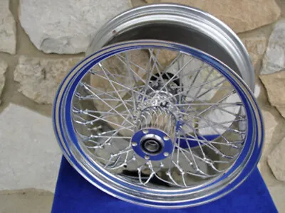 $279 • Buy For Harley Chopper Chrome 18  X 8.5  60 Spoke Rear Wheel For 240 250 Tire
