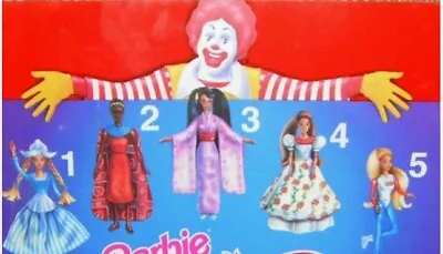 1996 Barbie Dolls Of The World Mcdonalds Happy Meal Toy Dolls - U - Pick • $2.99