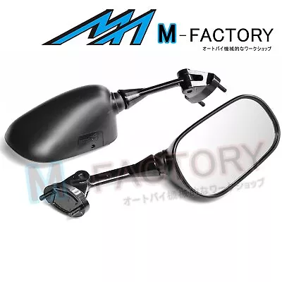 E-Mark Black Rearview Side Mirrors For Kawasaki ZX-10R ZX-6R Ninja • $32.79