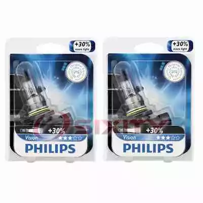 2 Pc Philips Low Beam Headlight Bulbs For Saab 9000 1993-1998 Electrical Kz • $20.69